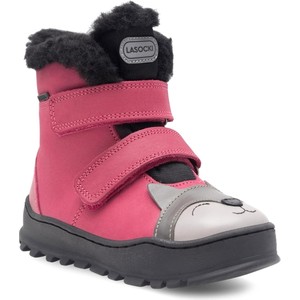 Różowe buty dziecięce zimowe Lasocki Kids dla dziewczynek
