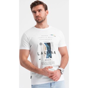 T-shirt Ombre z nadrukiem