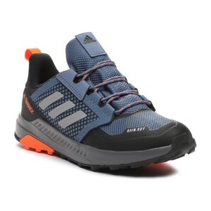 Granatowe buty trekkingowe dziecięce Adidas sznurowane