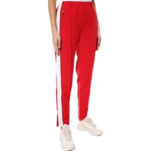 Czerwone spodnie sportowe Calvin Klein z dresówki