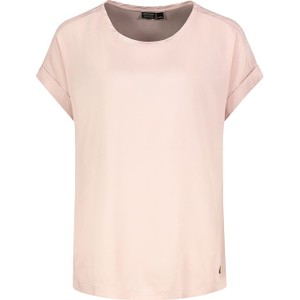 Różowy t-shirt Limango Polska w stylu casual