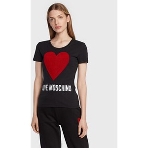 T-shirt Love Moschino w młodzieżowym stylu