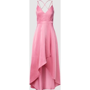 Różowa sukienka Jake*s z dekoltem w kształcie litery v midi