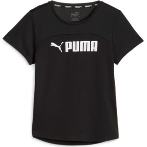 Czarny t-shirt Puma z krótkim rękawem