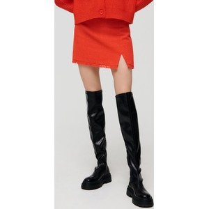 Czerwona spódnica Sinsay mini w stylu casual