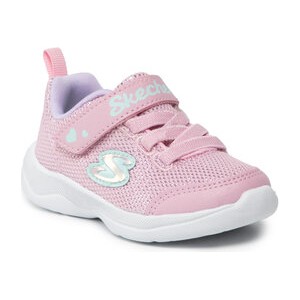 Różowe buty sportowe dziecięce Skechers dla dziewczynek
