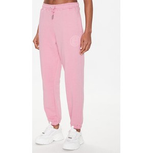 Różowe spodnie sportowe Ellesse z dresówki