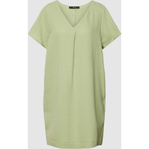 Zielona sukienka Vero Moda z bawełny prosta mini