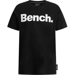 Czarny t-shirt Bench z bawełny w młodzieżowym stylu