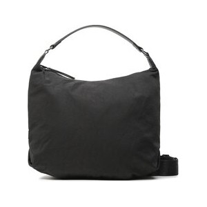Czarna torebka Calvin Klein duża matowa na ramię
