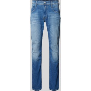 Niebieskie jeansy Replay z bawełny