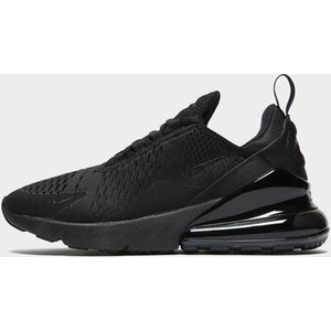 Czarne buty sportowe Nike w sportowym stylu sznurowane air max 270