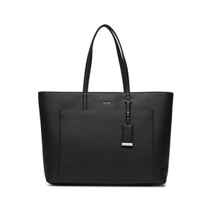 Czarna torebka Calvin Klein matowa duża w wakacyjnym stylu
