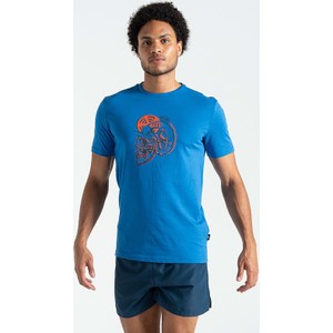 Niebieski t-shirt Dare 2b w młodzieżowym stylu z krótkim rękawem