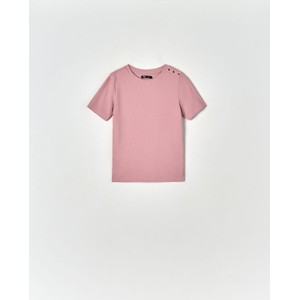 Różowy t-shirt Sinsay