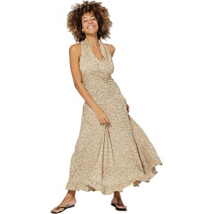 Sukienka Aller Simplement z dekoltem w kształcie litery v rozkloszowana