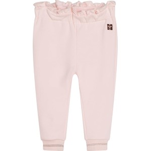 Różowe spodnie dziecięce Carrèment Beau