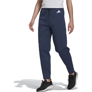 Granatowe spodnie Adidas z bawełny w sportowym stylu