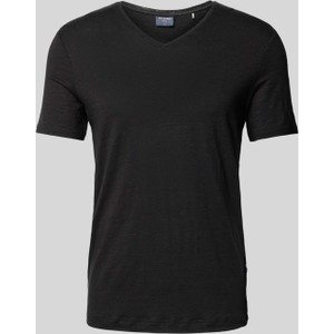 Czarny t-shirt Olymp Level Five z krótkim rękawem