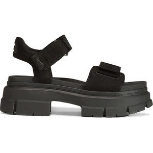 Czarne sandały UGG Australia w stylu casual z klamrami