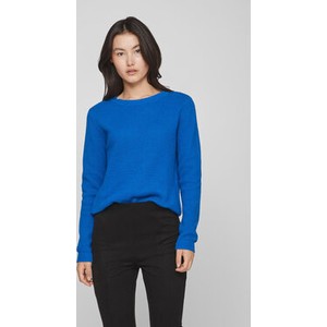 Niebieski sweter Vila w stylu casual