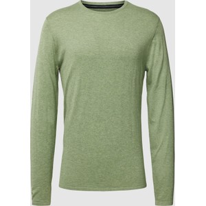 Zielony sweter Christian Berg z bawełny z okrągłym dekoltem w stylu casual
