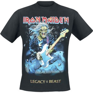 T-shirt Iron Maiden z krótkim rękawem z bawełny