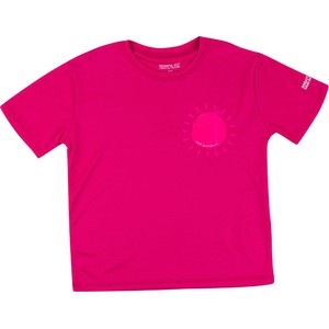 Różowa koszulka dziecięca Regatta dla chłopców