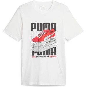 T-shirt Puma w młodzieżowym stylu z krótkim rękawem