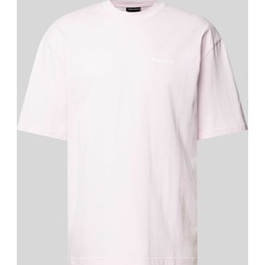 T-shirt Pegador w stylu casual z bawełny z krótkim rękawem