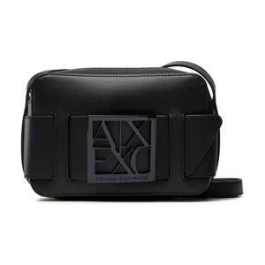 Czarna torebka Armani Exchange średnia na ramię matowa