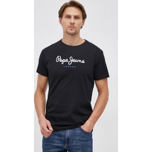 T-shirt Pepe Jeans z dzianiny w młodzieżowym stylu