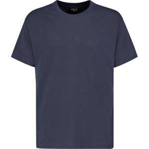 Niebieski t-shirt Stitch&Soul z bawełny w stylu casual z krótkim rękawem