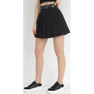 Czarna spódnica born2be z bawełny w stylu casual mini
