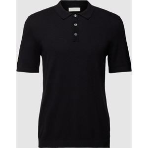 Czarna koszulka polo Jack & Jones w stylu casual z bawełny