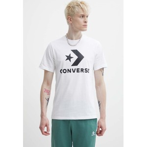 T-shirt Converse w młodzieżowym stylu z bawełny