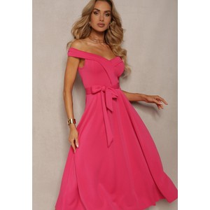 Różowa sukienka Renee maxi