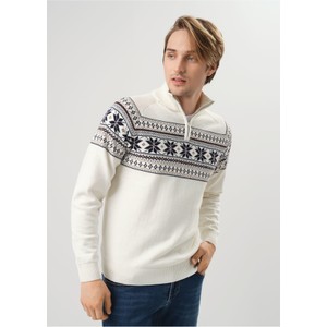 Sweter Ochnik w młodzieżowym stylu ze stójką