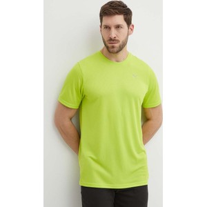 Zielony t-shirt Puma z krótkim rękawem