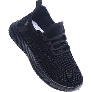 Czarne buty sportowe Pantofelek24 w sportowym stylu