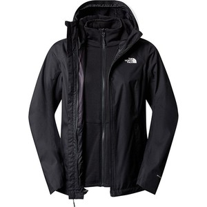 Czarna kurtka The North Face z kapturem w sportowym stylu krótka