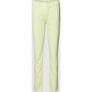 Zielone jeansy Cambio z bawełny w stylu casual