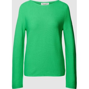 Zielony sweter Marc O'Polo w stylu casual z bawełny