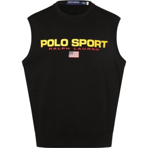 Czarna kamizelka Polo Sport w młodzieżowym stylu