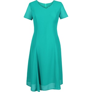 Zielona sukienka Fokus w stylu casual