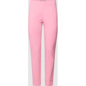 Różowe spodnie Seductive w stylu casual