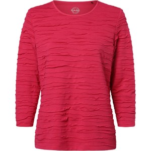 Różowa bluzka Rabe z tkaniny w stylu casual