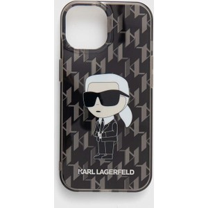 Karl Lagerfeld etui na telefon iPhone 15 / 14 / 13 6.1&amp;quot; kolor czarny