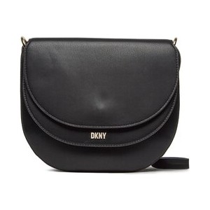 Czarna torebka DKNY średnia na ramię matowa