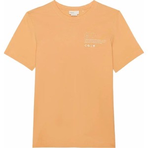 Pomarańczowy t-shirt Outhorn w stylu casual
